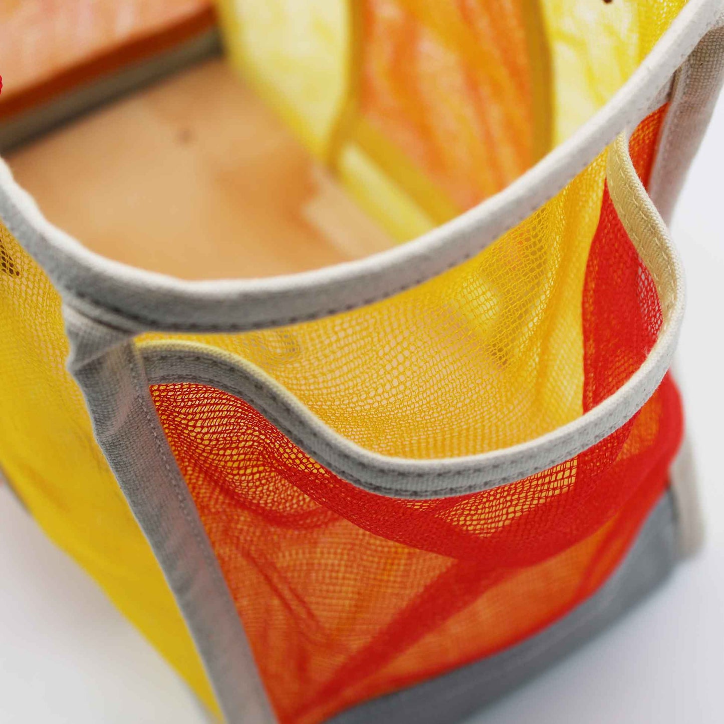Orange net KNOT Bag Tool Tote M YEL