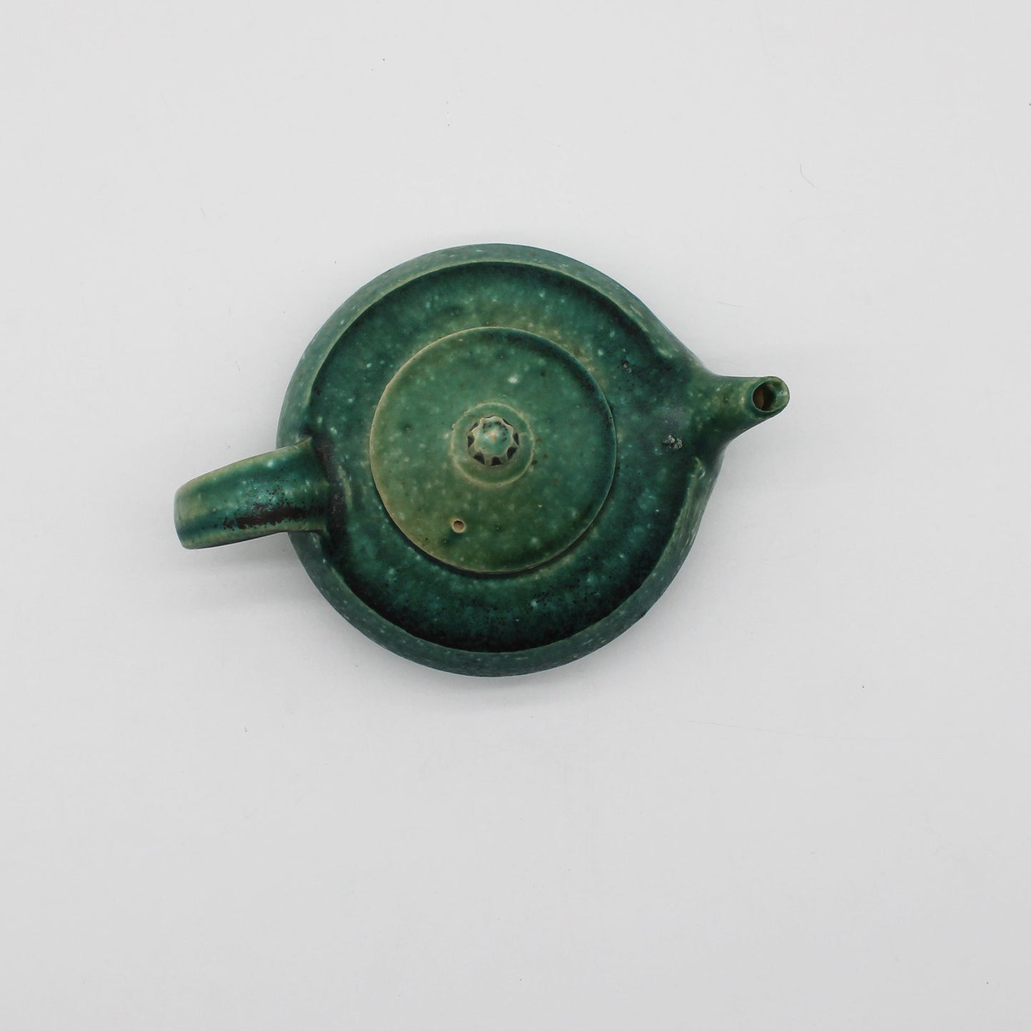 Oribe Glaze Pot 57A_Michikazu Sakai
