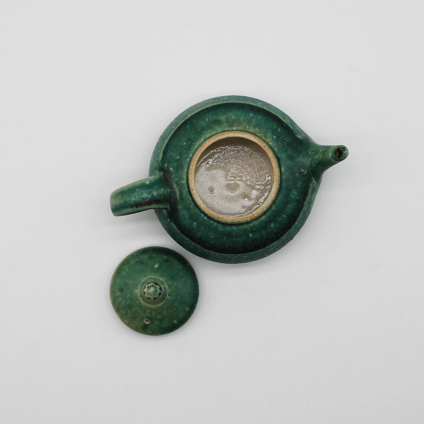 Oribe Glaze Pot 57A_Michikazu Sakai