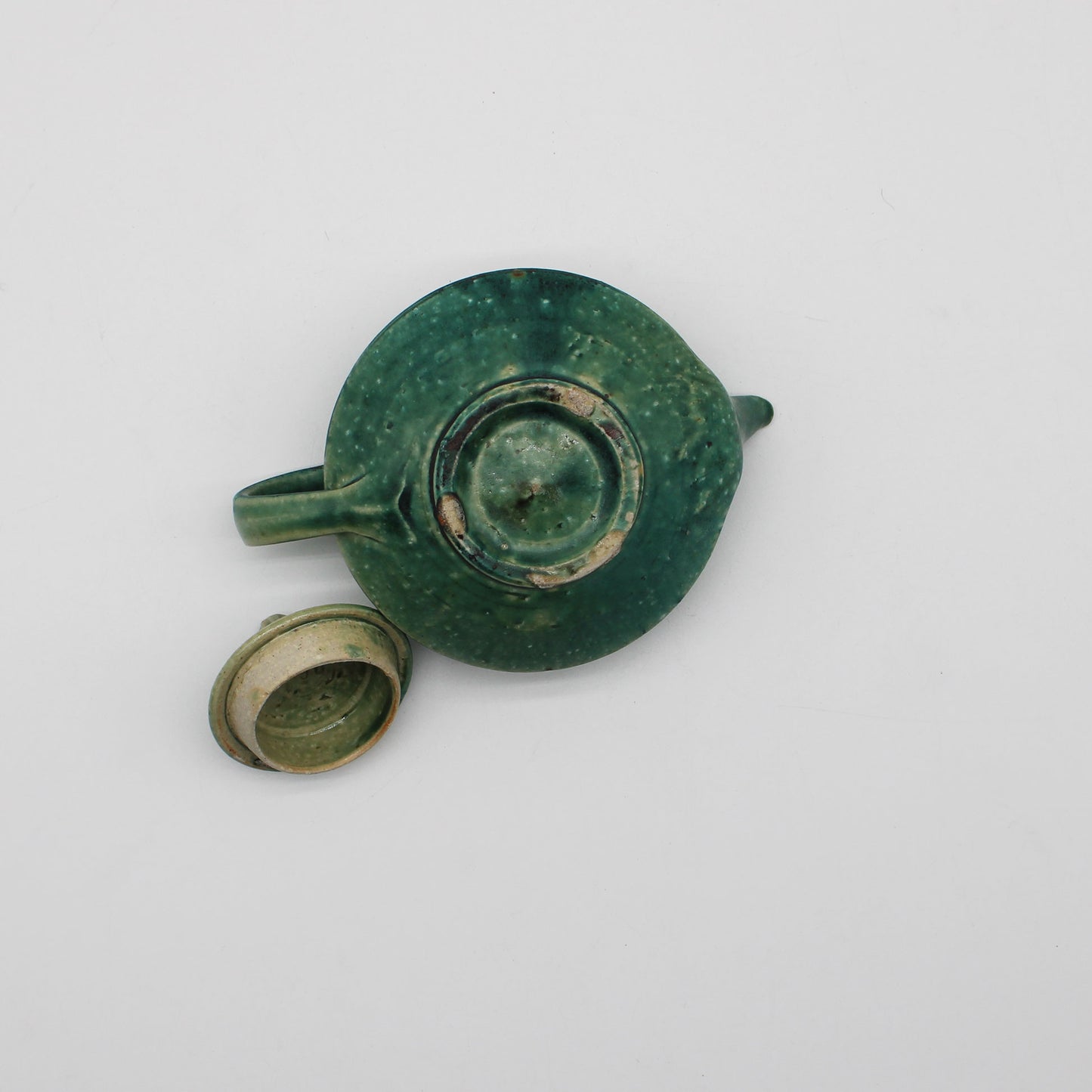 Oribe Glaze Pot 57A_Michikazu Sakai
