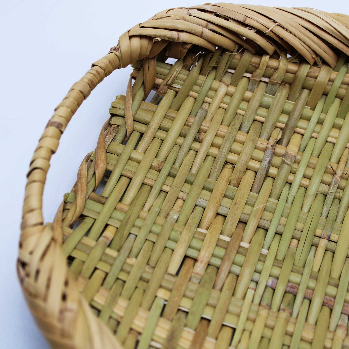 Bamboo Oval Basket M