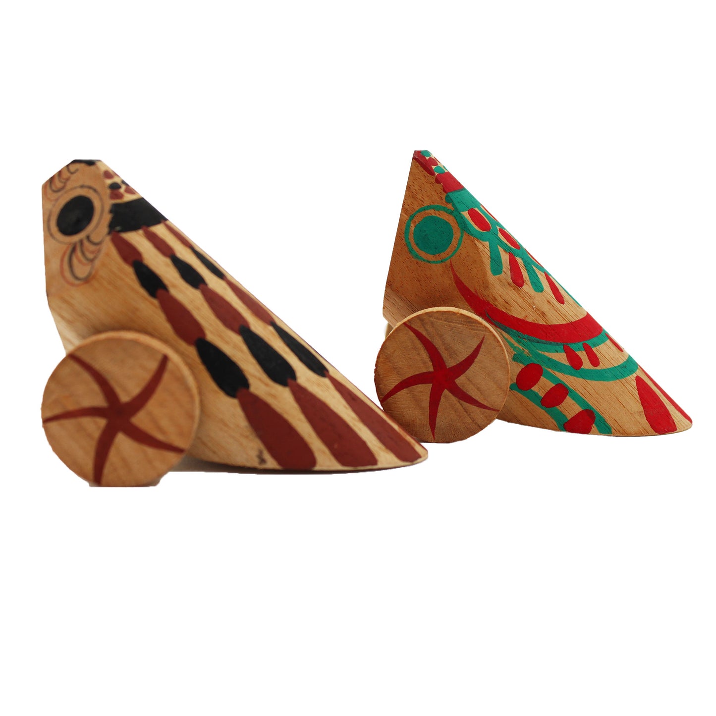 Wooden Quail and Wheel