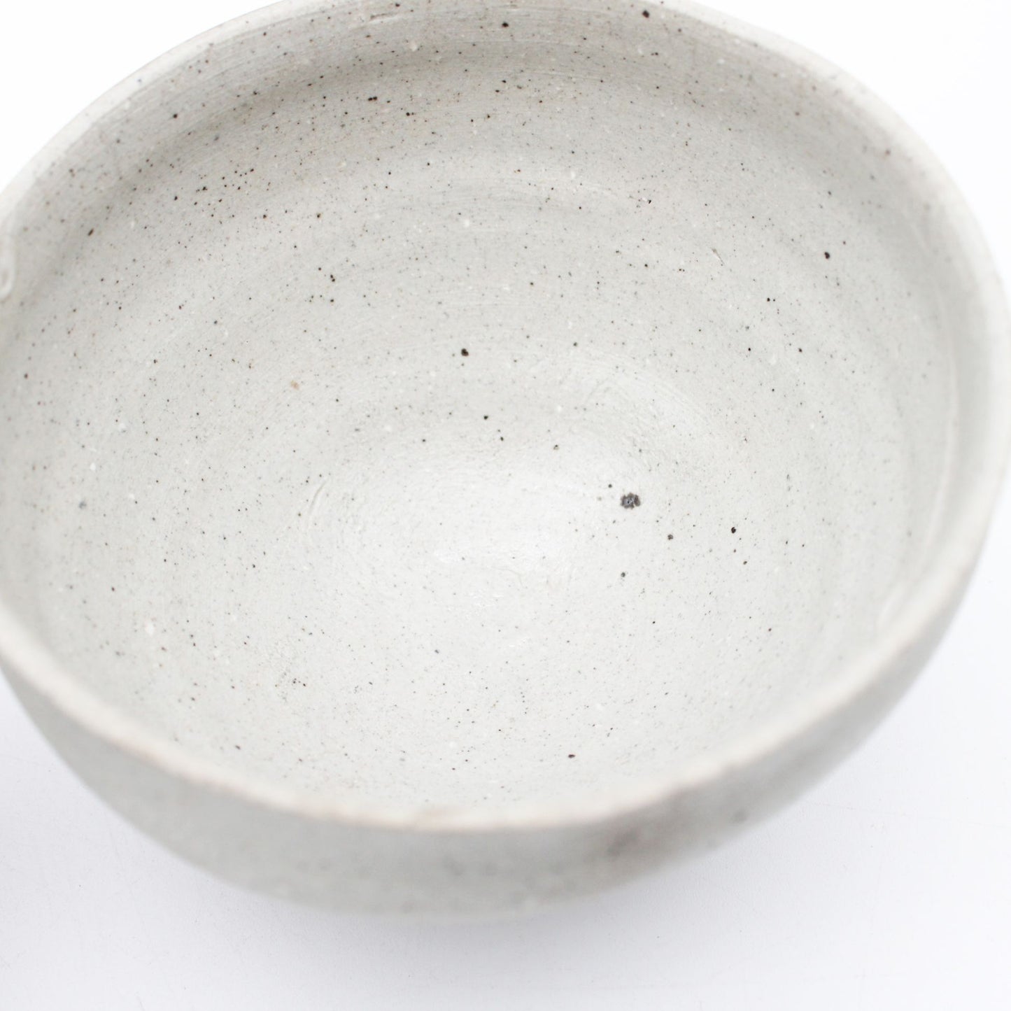 Blue white porcelain wood fired bowl 606_Yoshio Kangawa