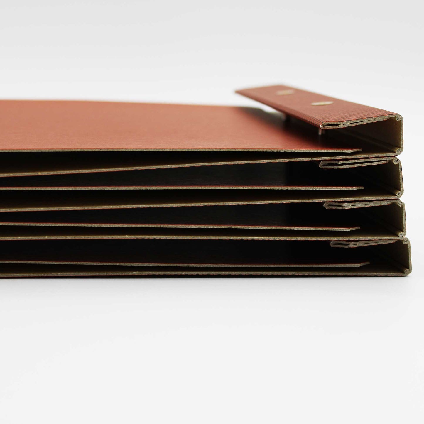 Press Board Snap Pad A4 Brick Red