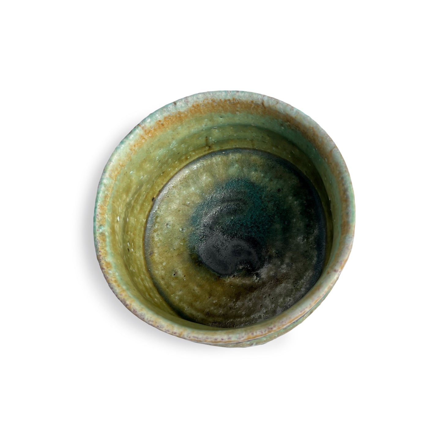 Michikazu Sakai23 Oribe glazed tea bowl