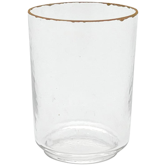 Gold Rimmed Tall Sake Cup