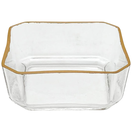 Gold Square Cut Plate