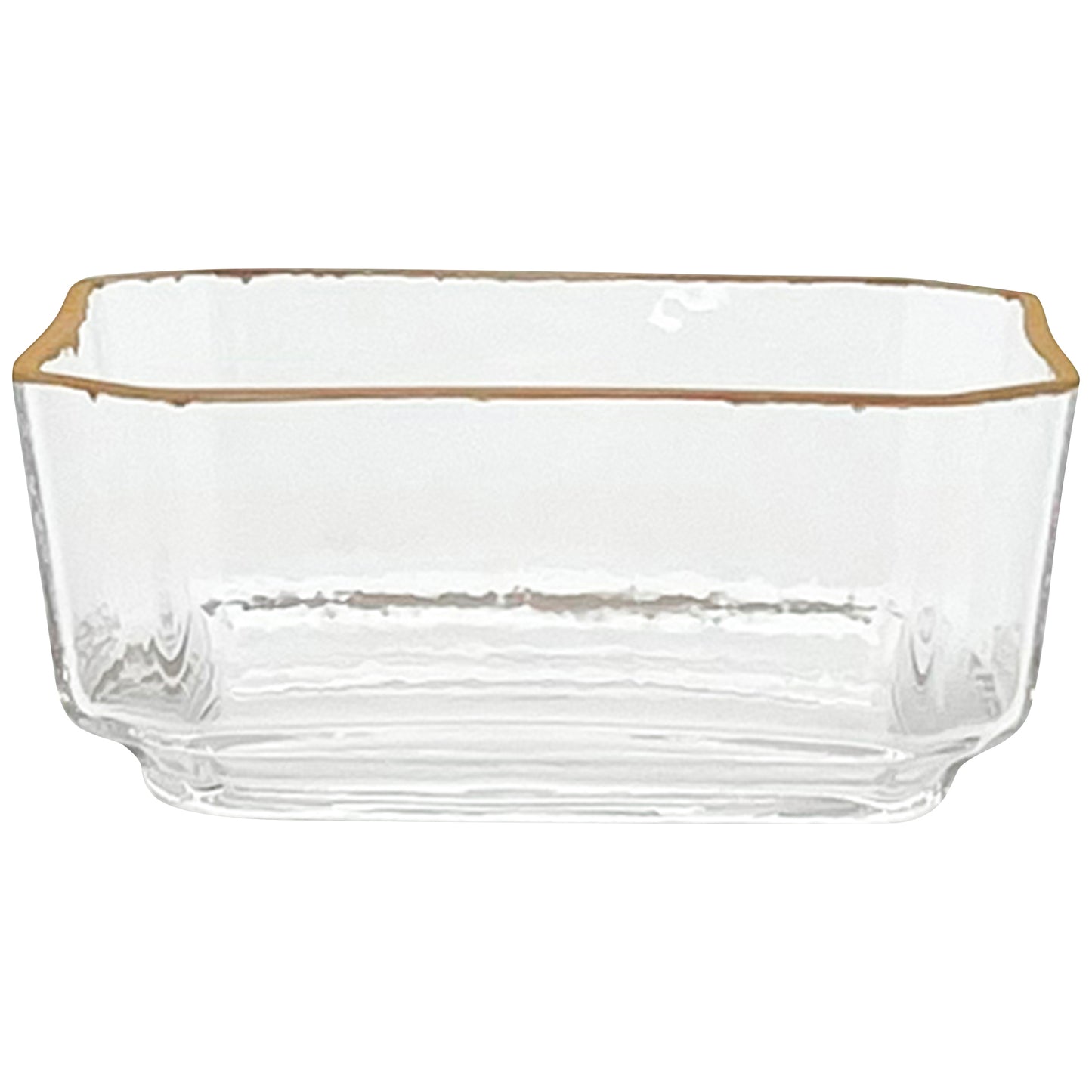 Gold Square Cut Plate