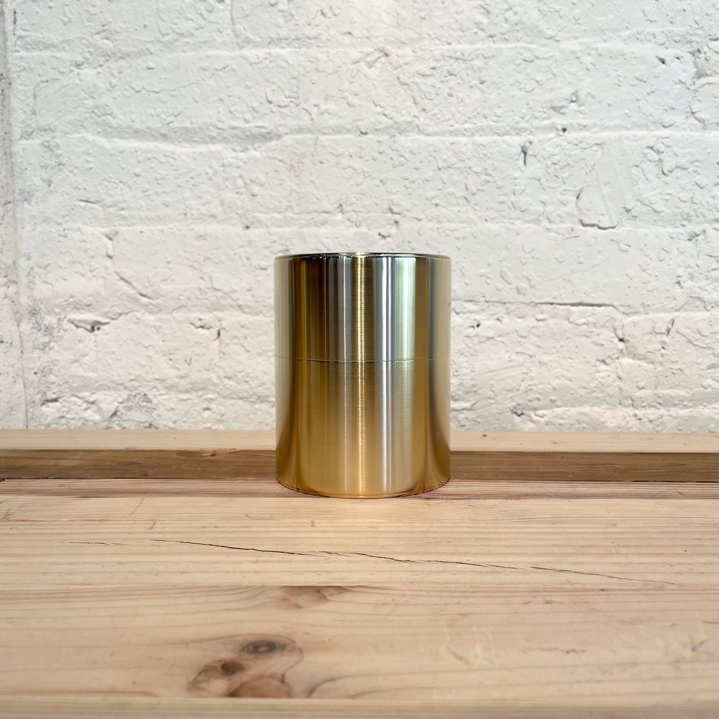Brass Tea Caddy 200g
with coffee spoon