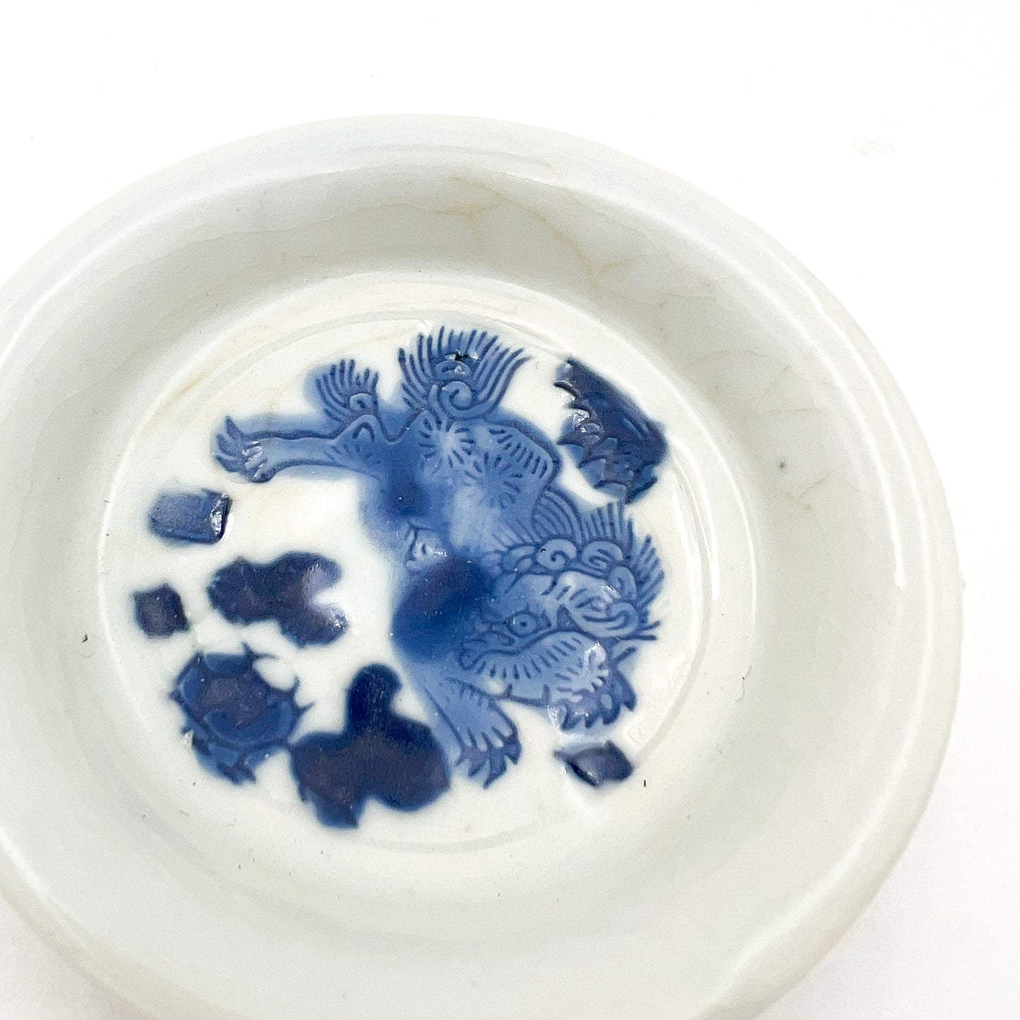Japanese antique BW Small Plate C