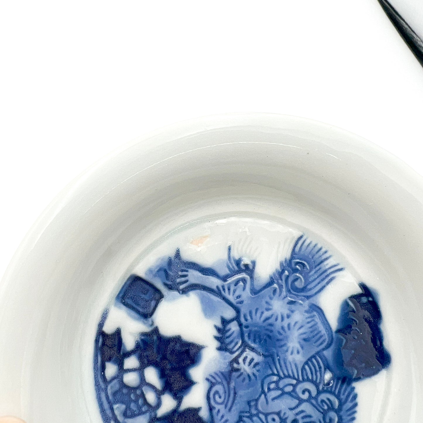 Japanese antique BW Small Plate C