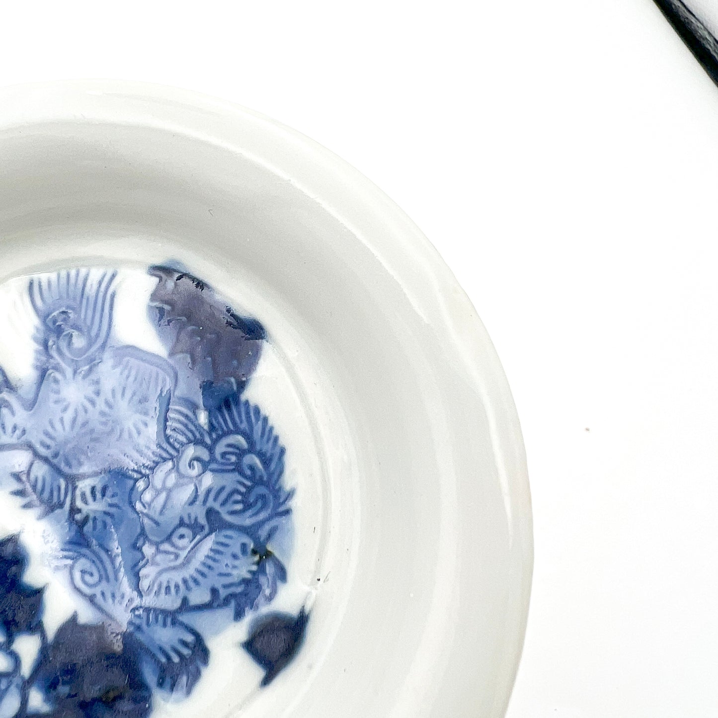 Japanese antique BW Small Plate C