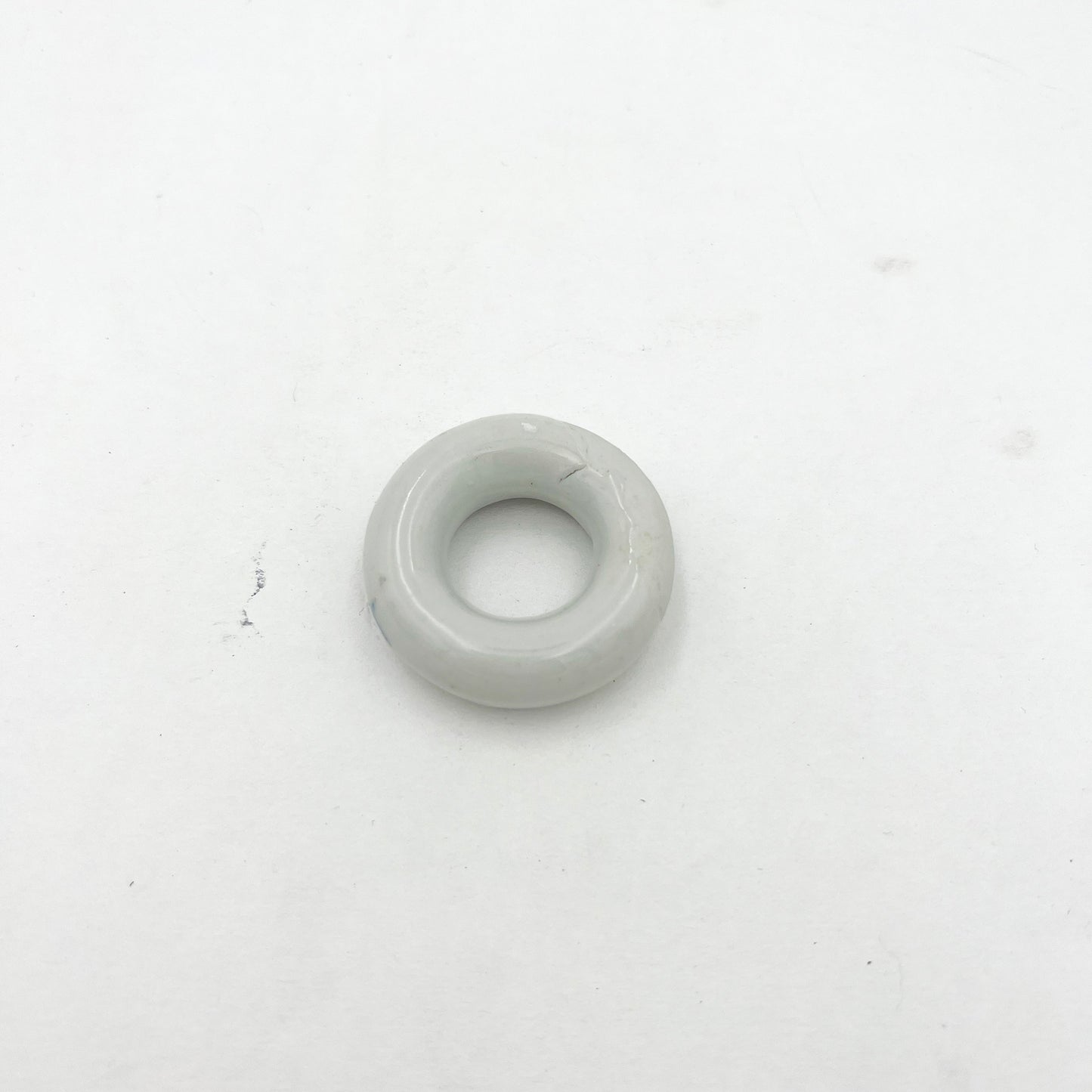 Japanese antique White porcelain ring