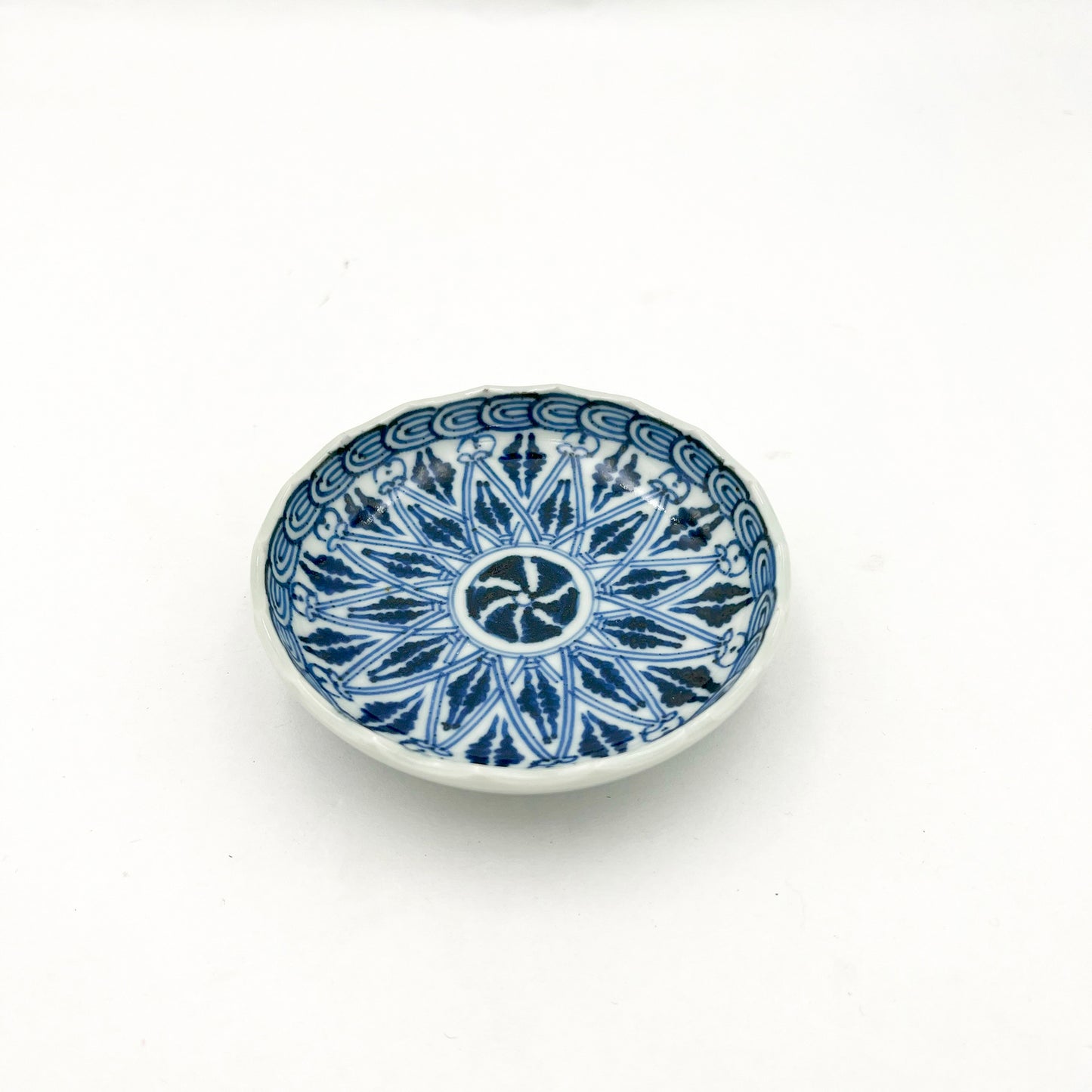 Japanese antique BW Small Plate B