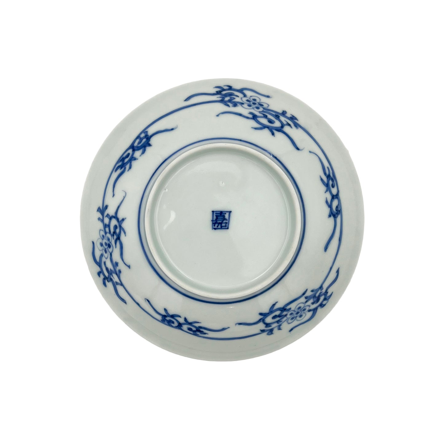 Japanese antique BW 5.95inch plate