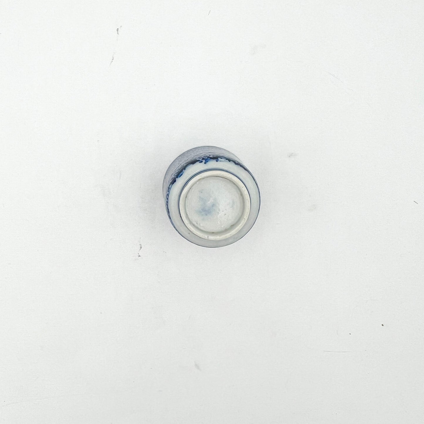 Japanese antique Paper-Transfer Cylindrical Tea Cup