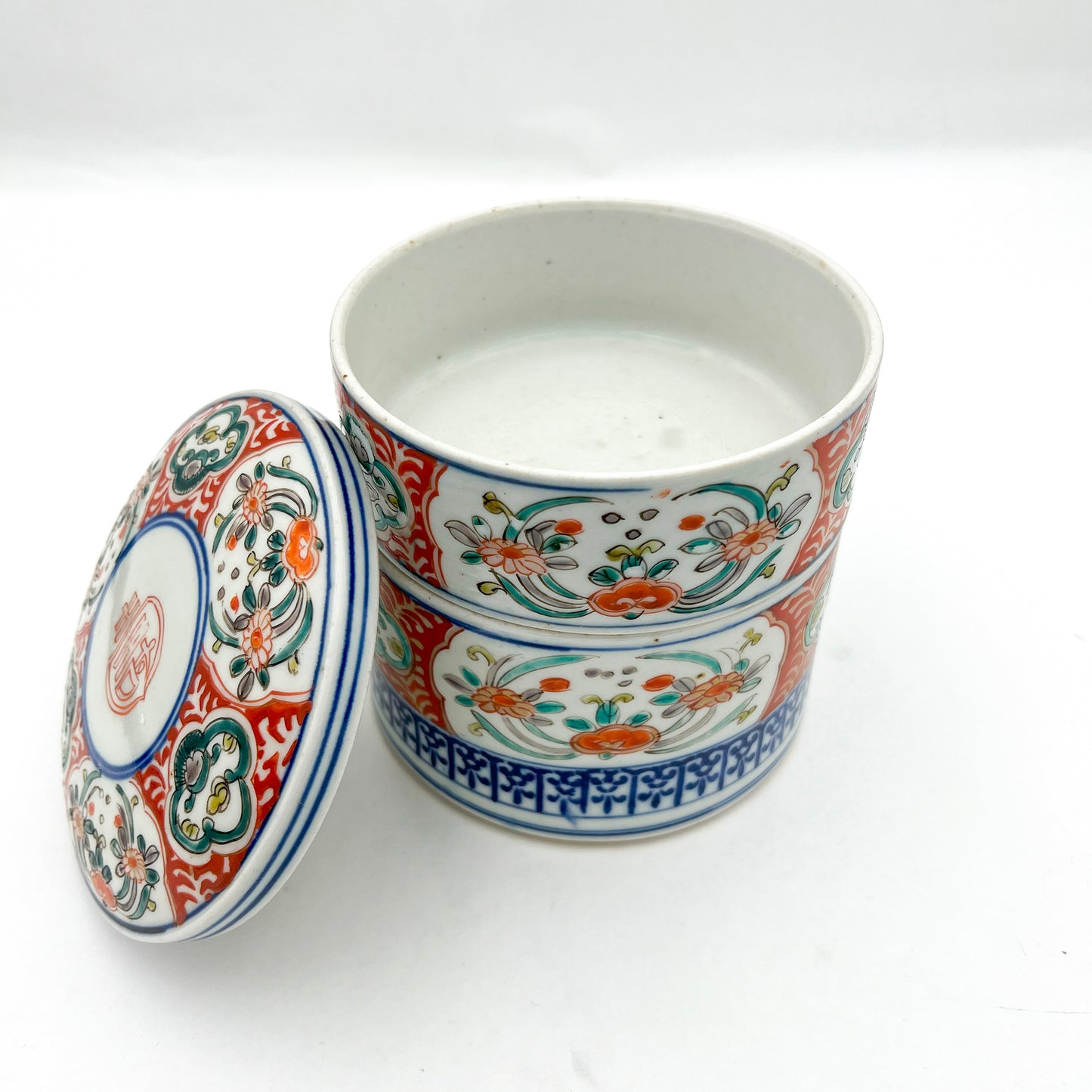 Japanese antique Two-Tiered Food Box