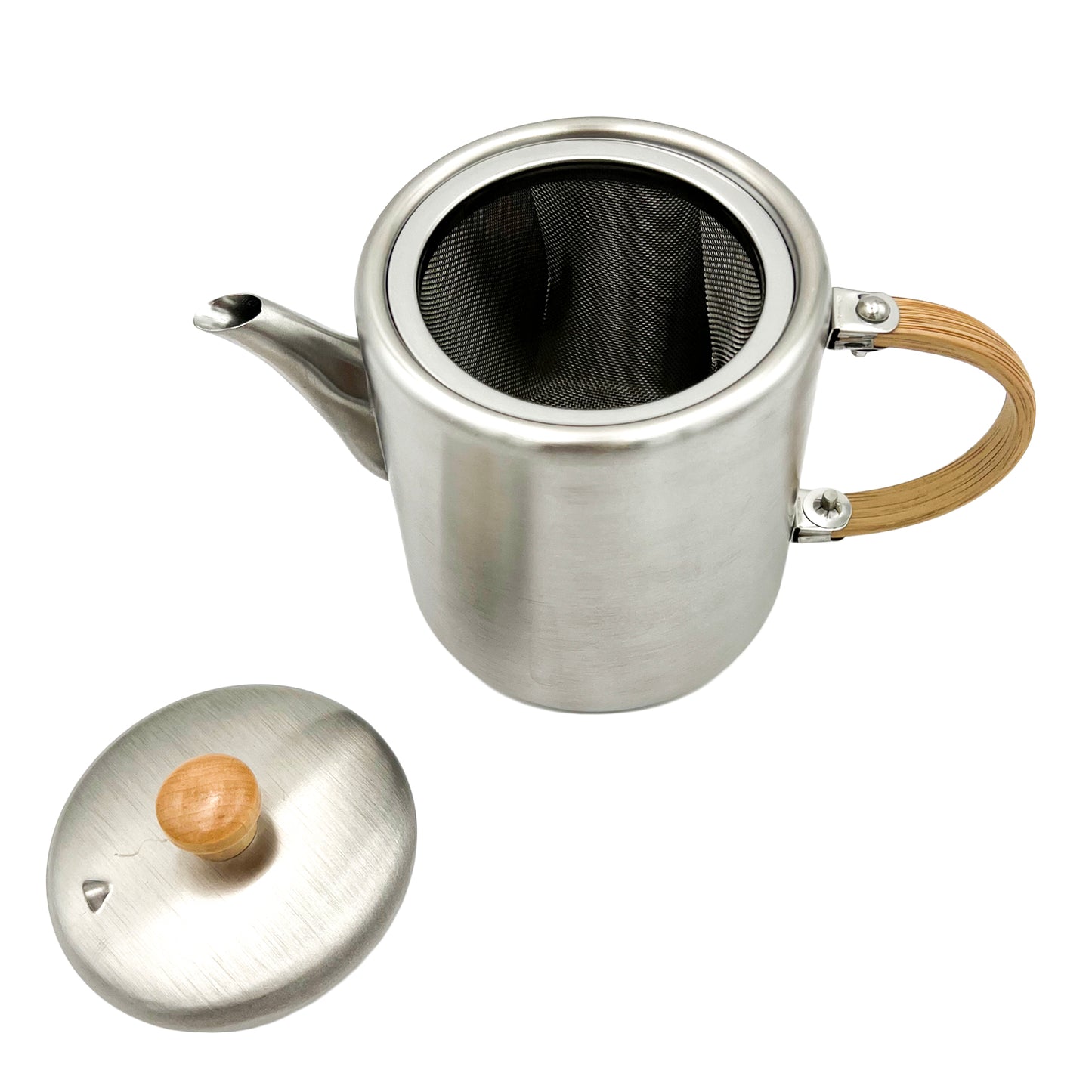 Straight pot side handle