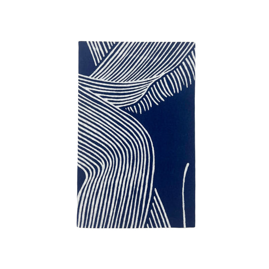 hand wiping (a towel) Udon noodle pattern