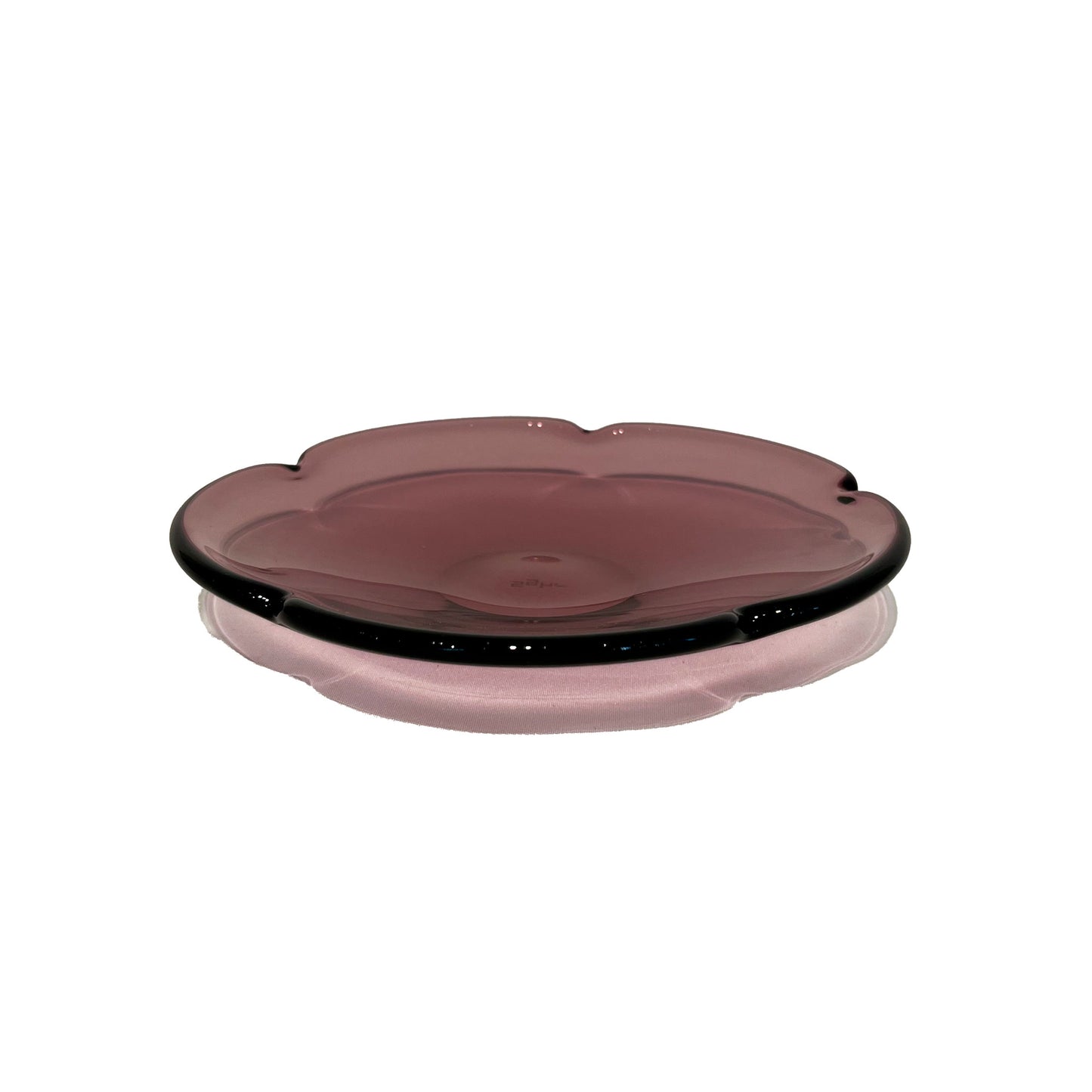 Plate PUA wine red
