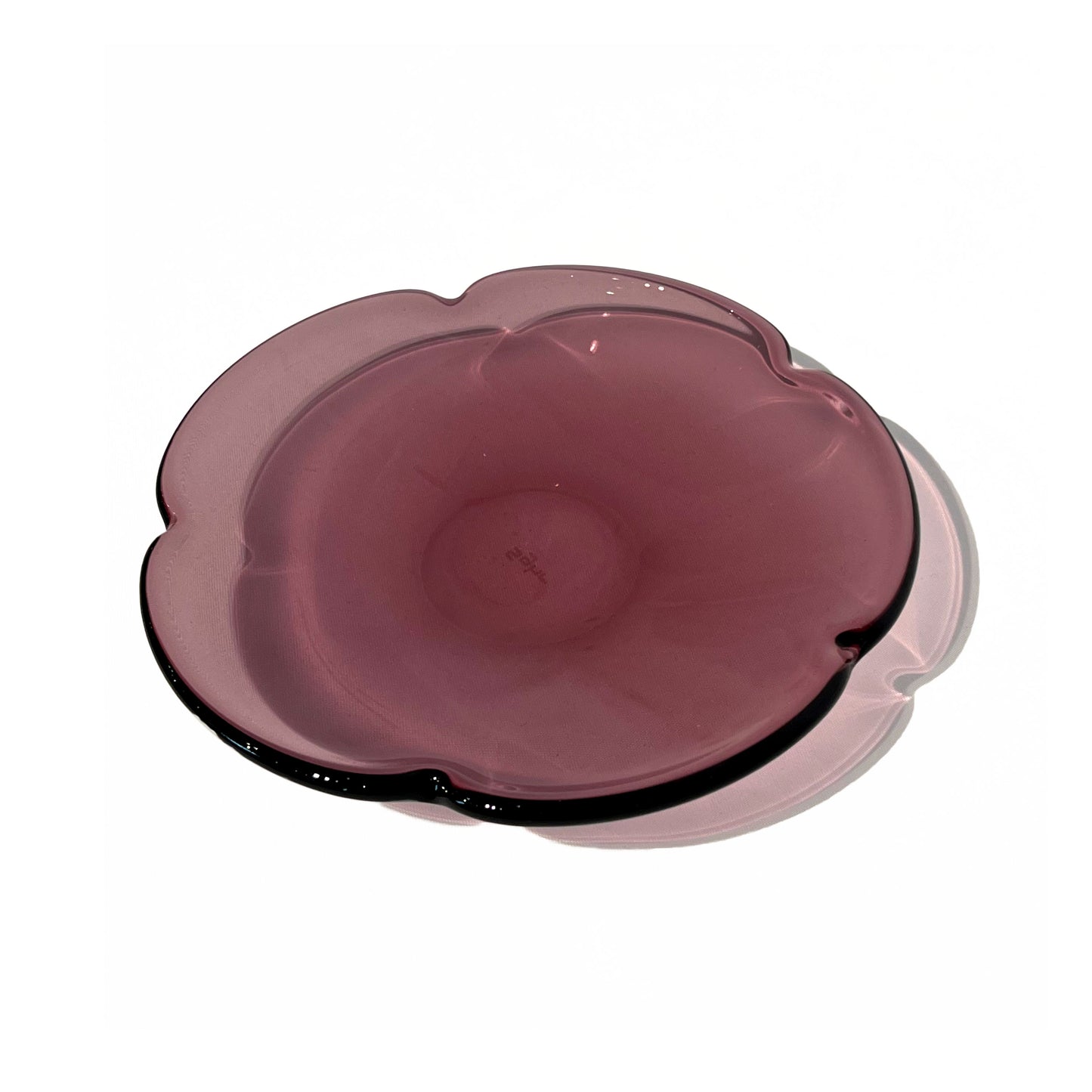 Plate PUA wine red