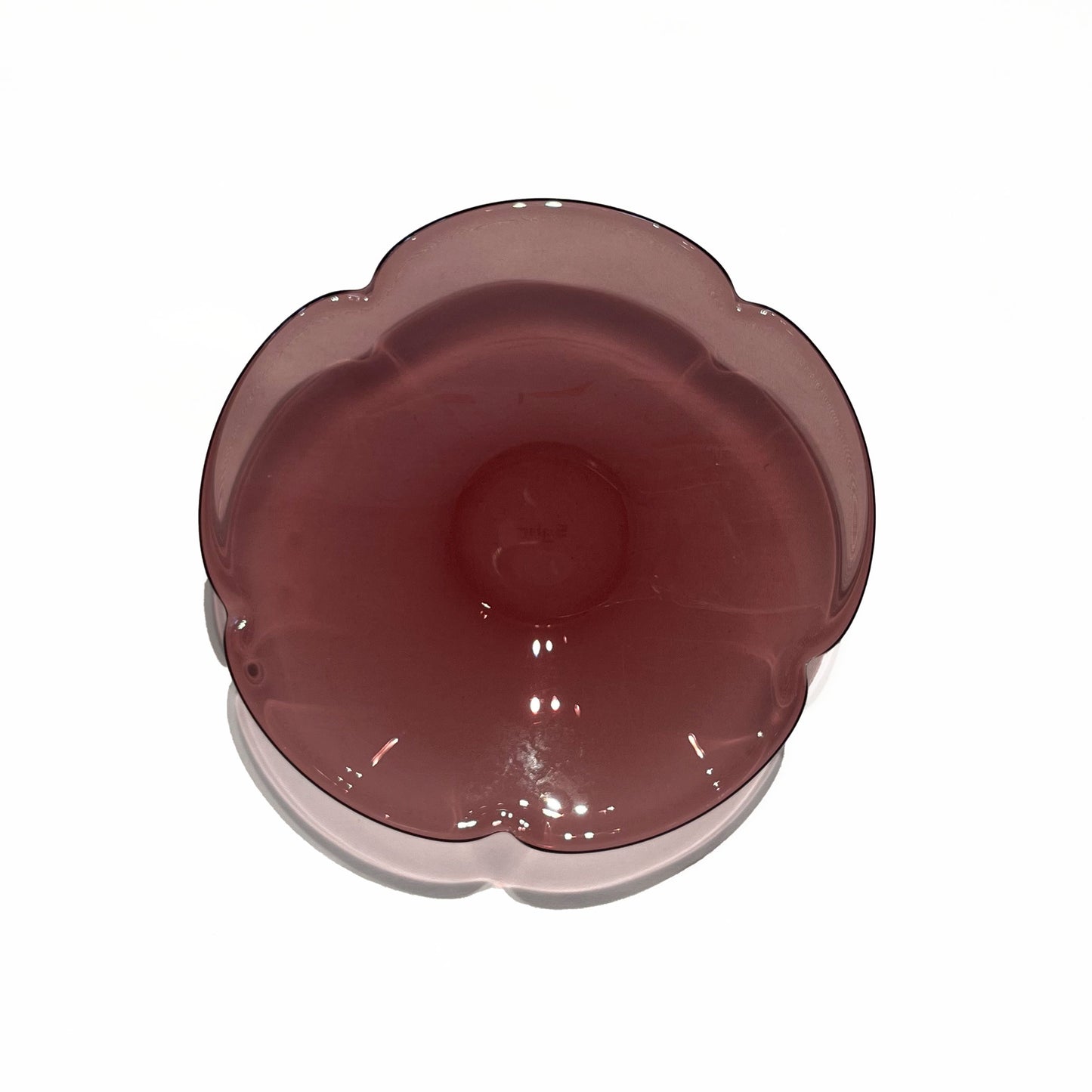 Plate PUA wine red