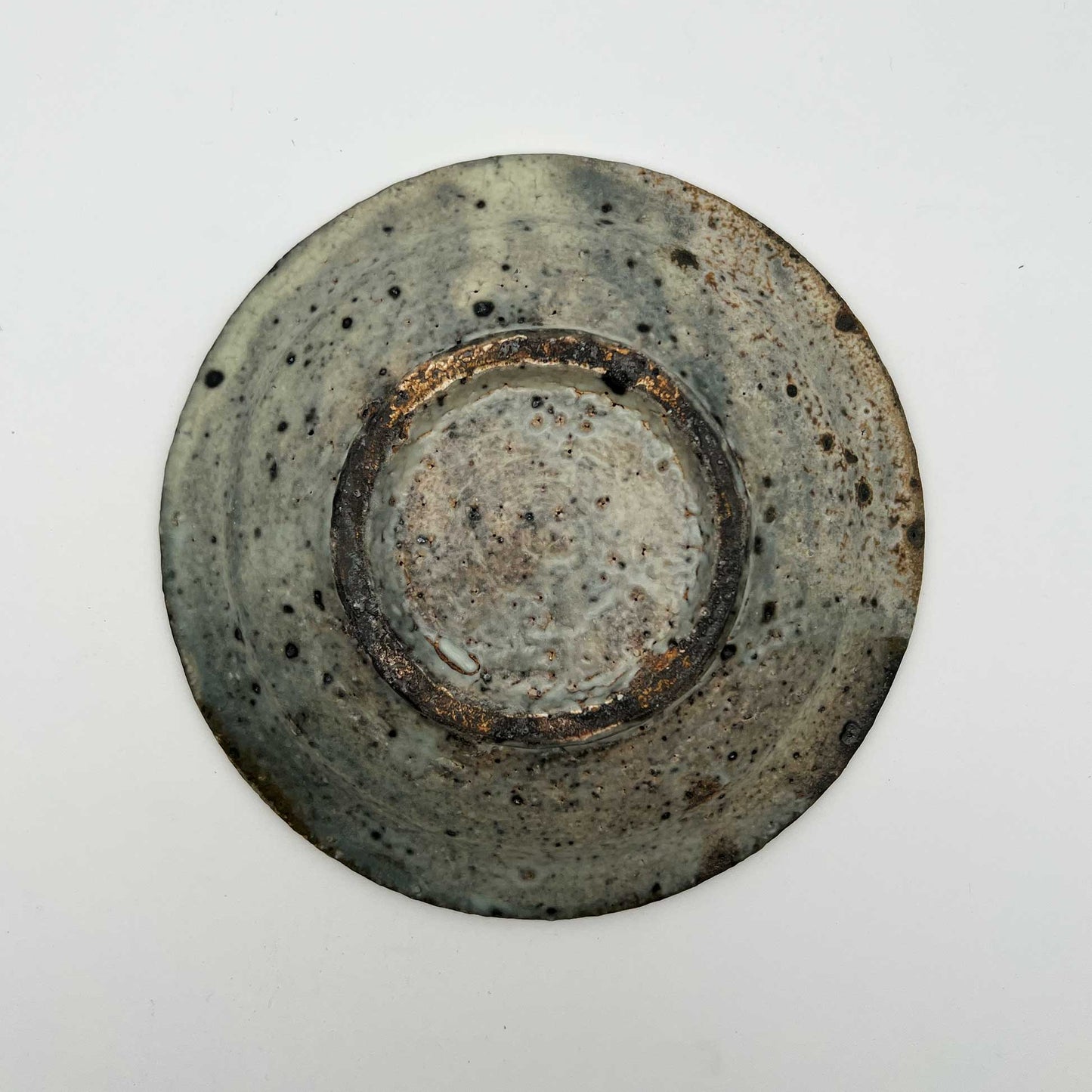 PLATE White Glaze Rimmed Plate (SS) A25