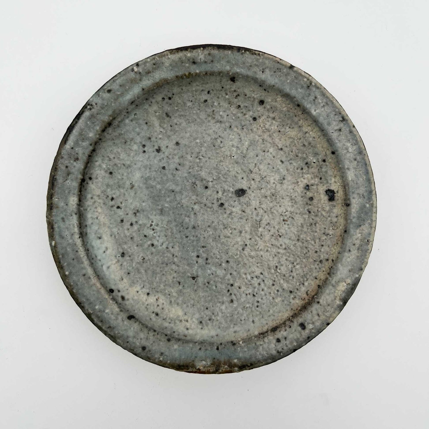 PLATE White Glaze Rimmed Plate (SS) A25