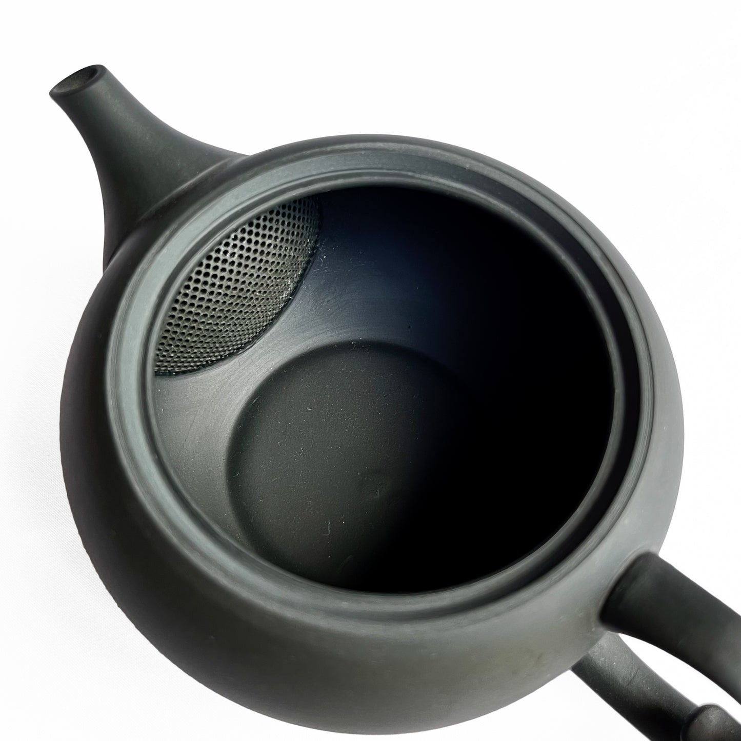 Flat teapot back hand Kyusu-Gote M