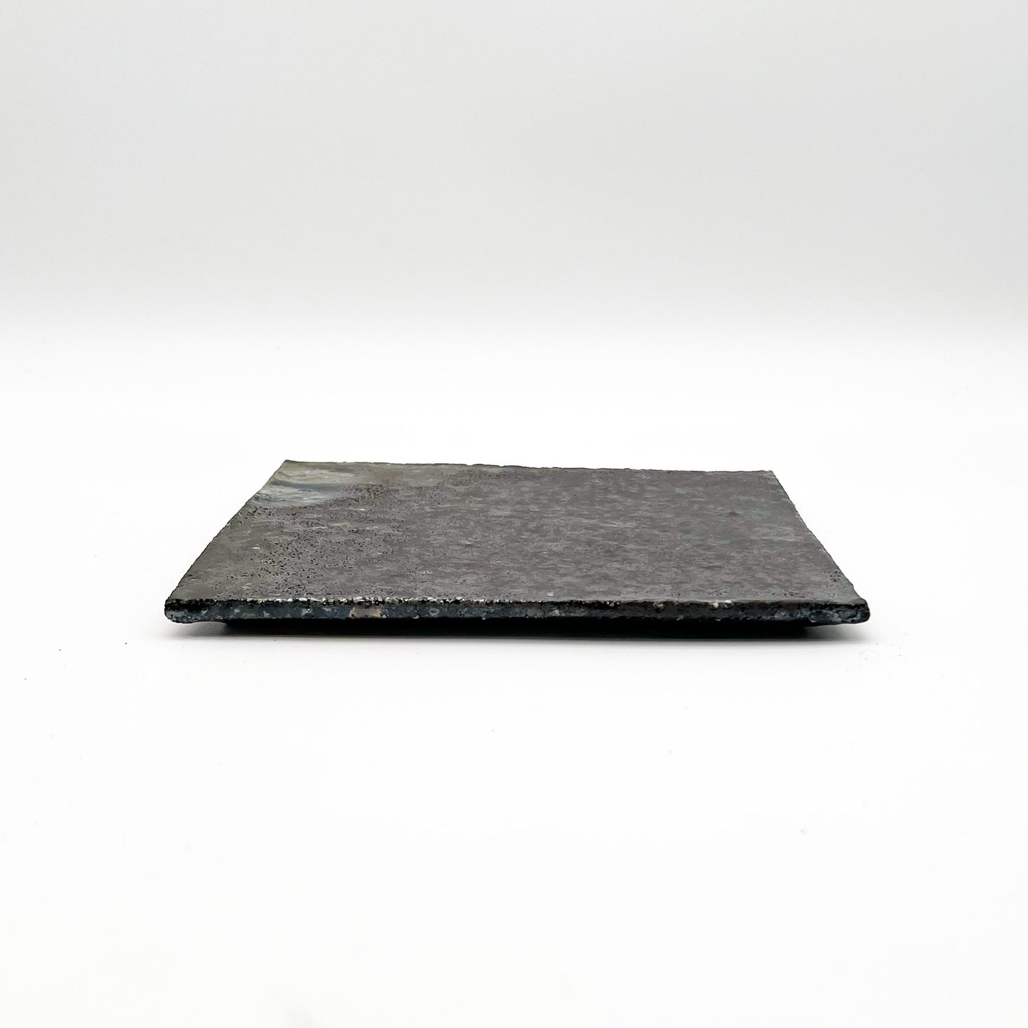 PLATE Natural Glaze Tile Plate Square Medium E6