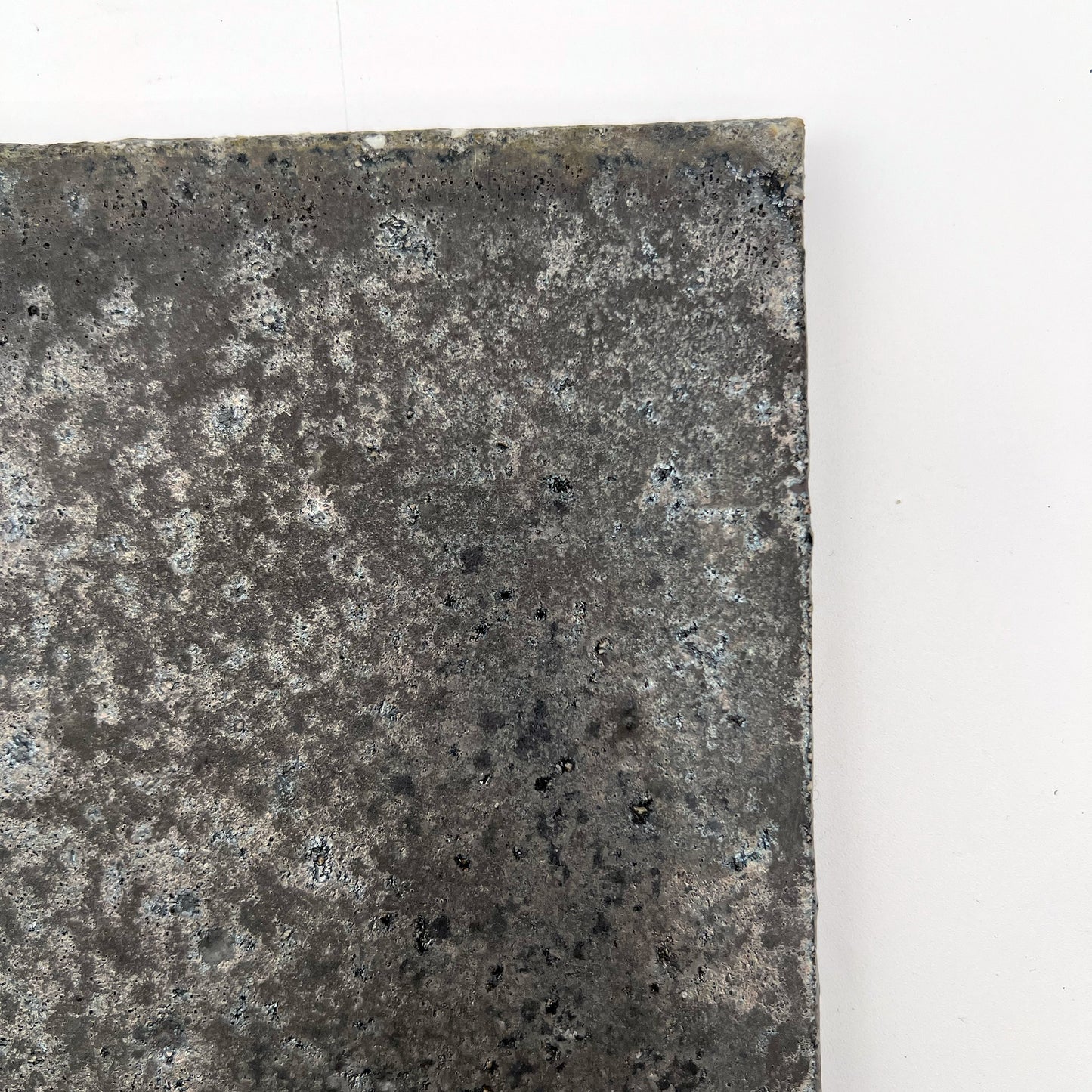 PLATE Natural Glaze Tile Plate Square Medium E6