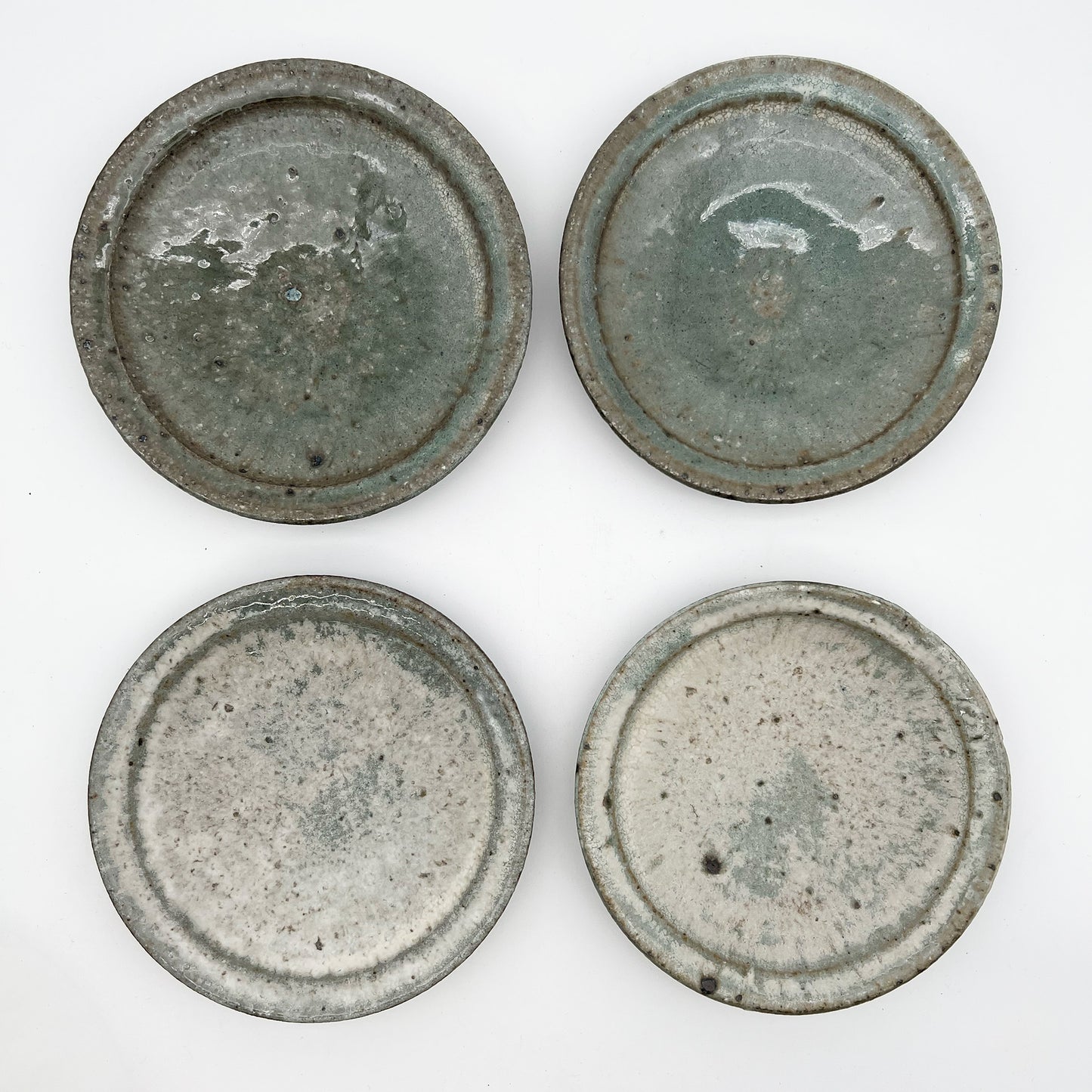 PLATE Ash Glaze Rimmed Plate (S) F8