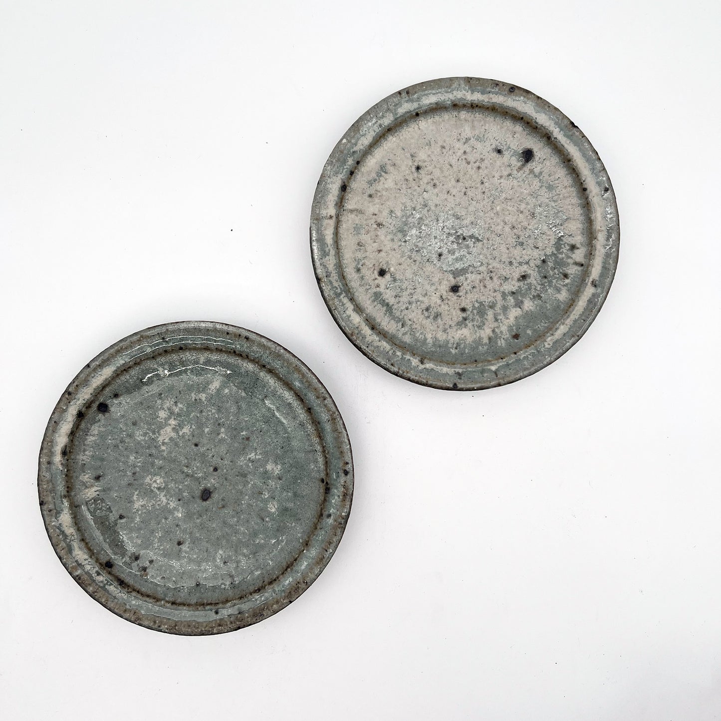 PLATE Ash Glaze Rimmed Plate (S) F8