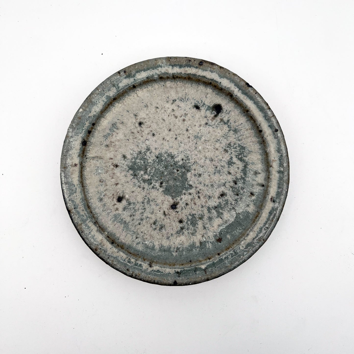 PLATE Ash Glaze Rimmed Plate (S) F8
