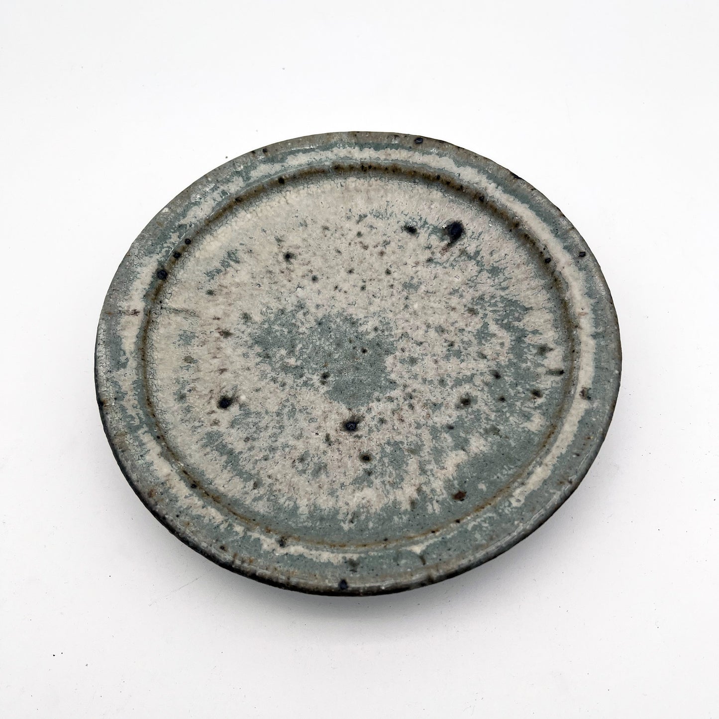 PLATE Ash Glaze Rimmed Plate (S) F8
