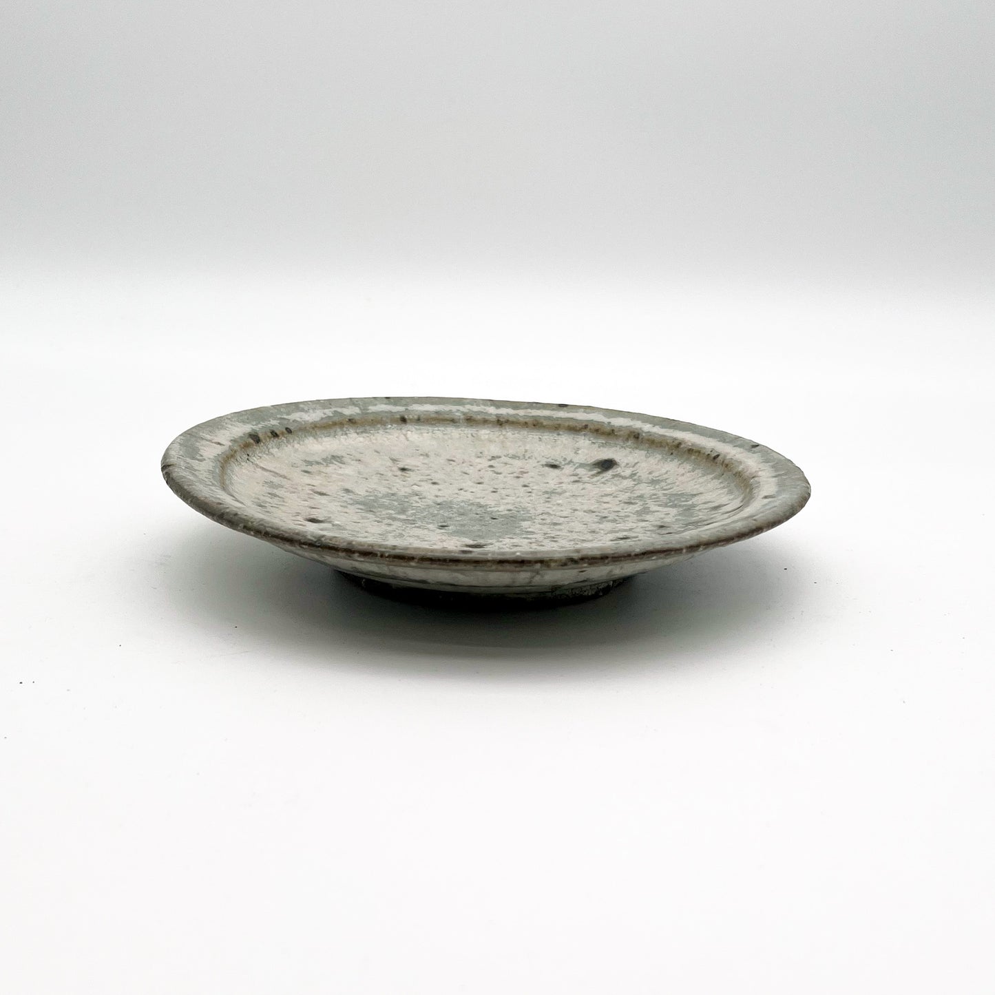 PLATE Ash Glaze Rimmed Plate (S) F8