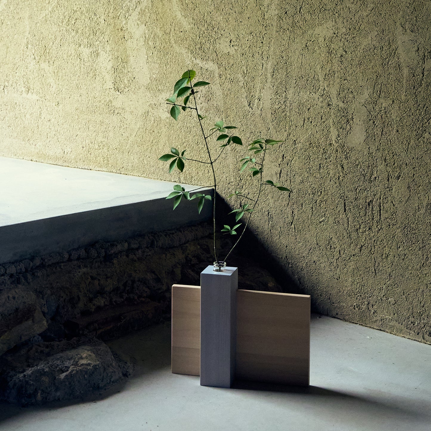 Kumiki SET VASE Mikiku URUSHI