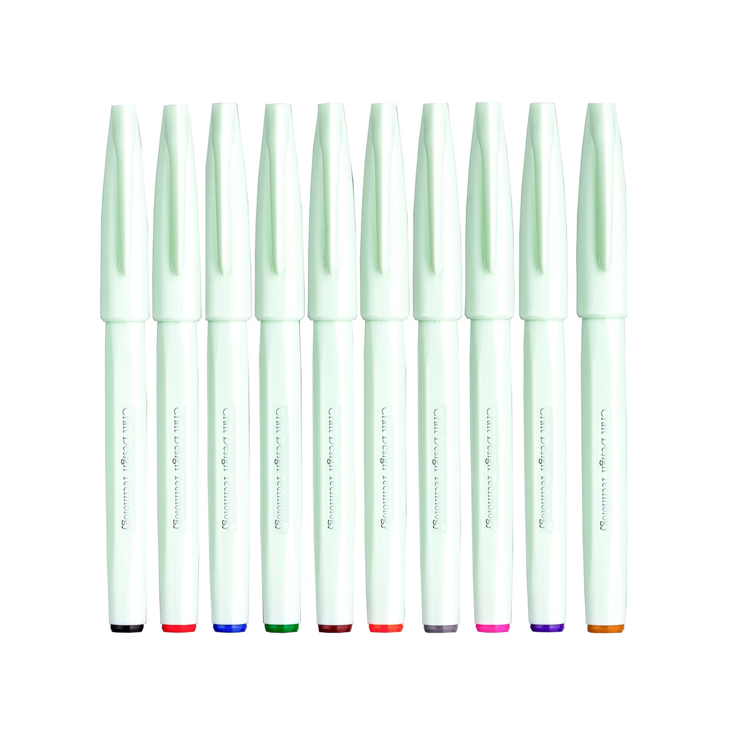 Brush Sign Pen 10-Pack Assorted Colors