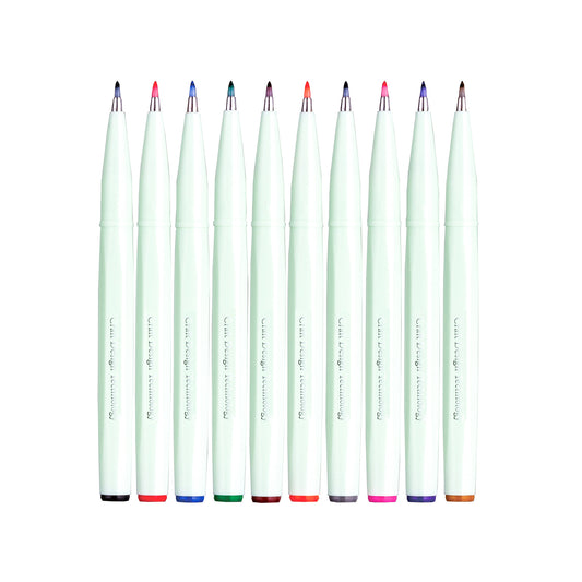 Brush Sign Pen 10-Pack Assorted Colors