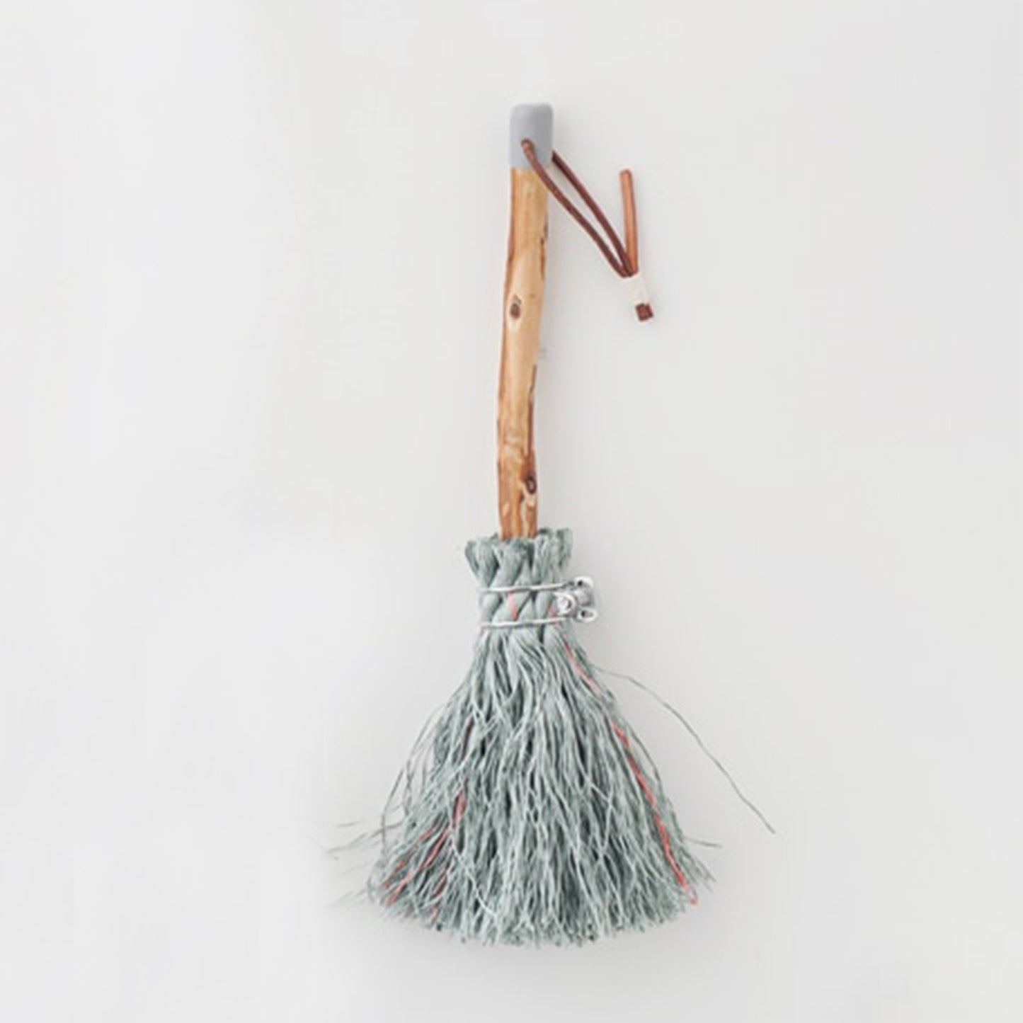 Driftwood and Rope Broom GRAY