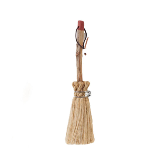 Driftwood and Rope Broom BEIGE