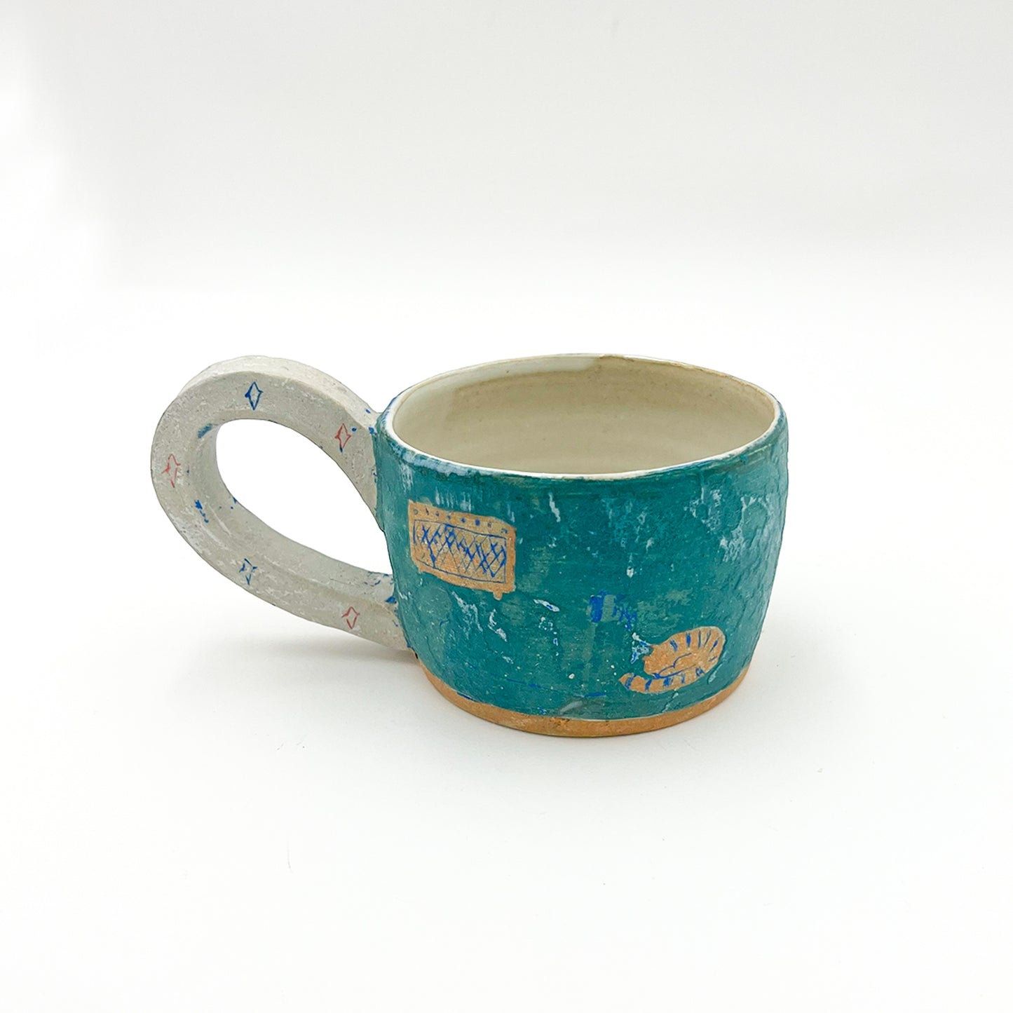 Mug Wide Green Katsunori Yaoita 5