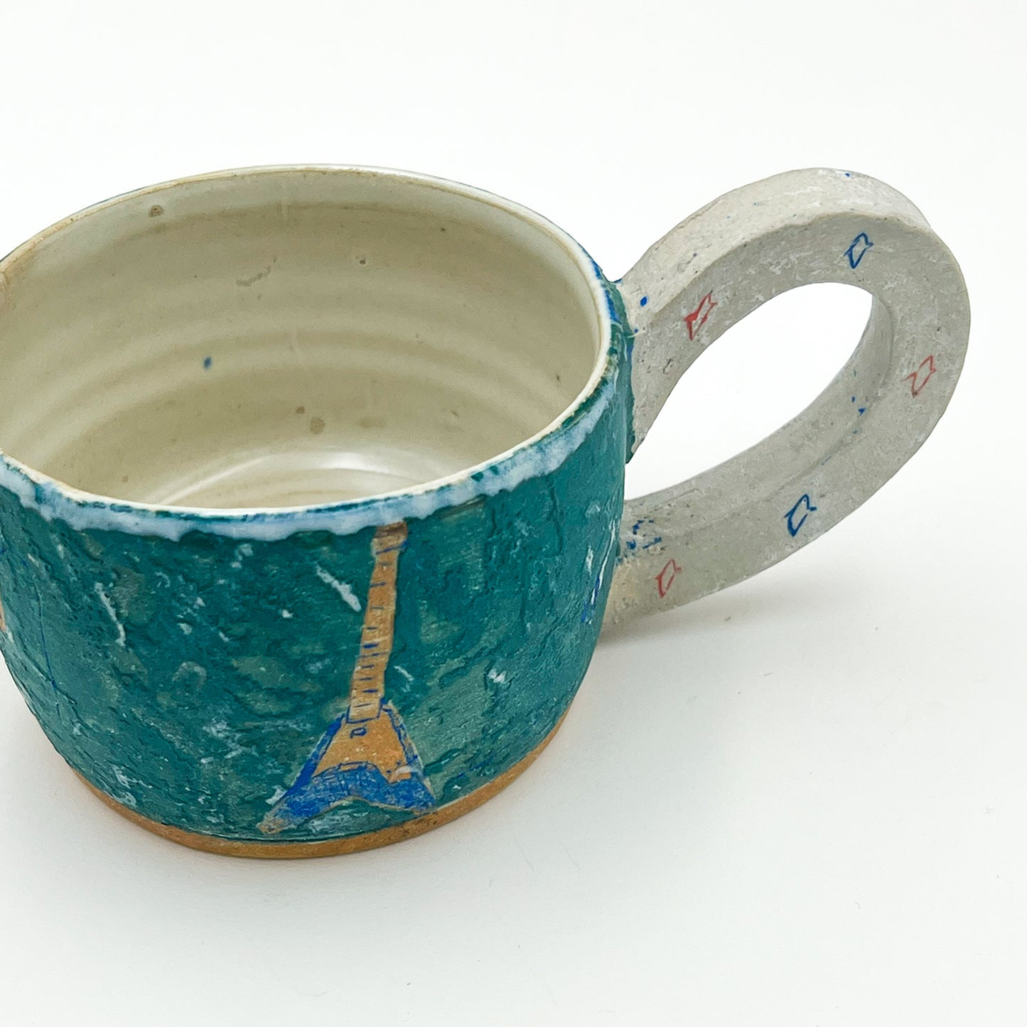 Mug Wide Green Katsunori Yaoita 5