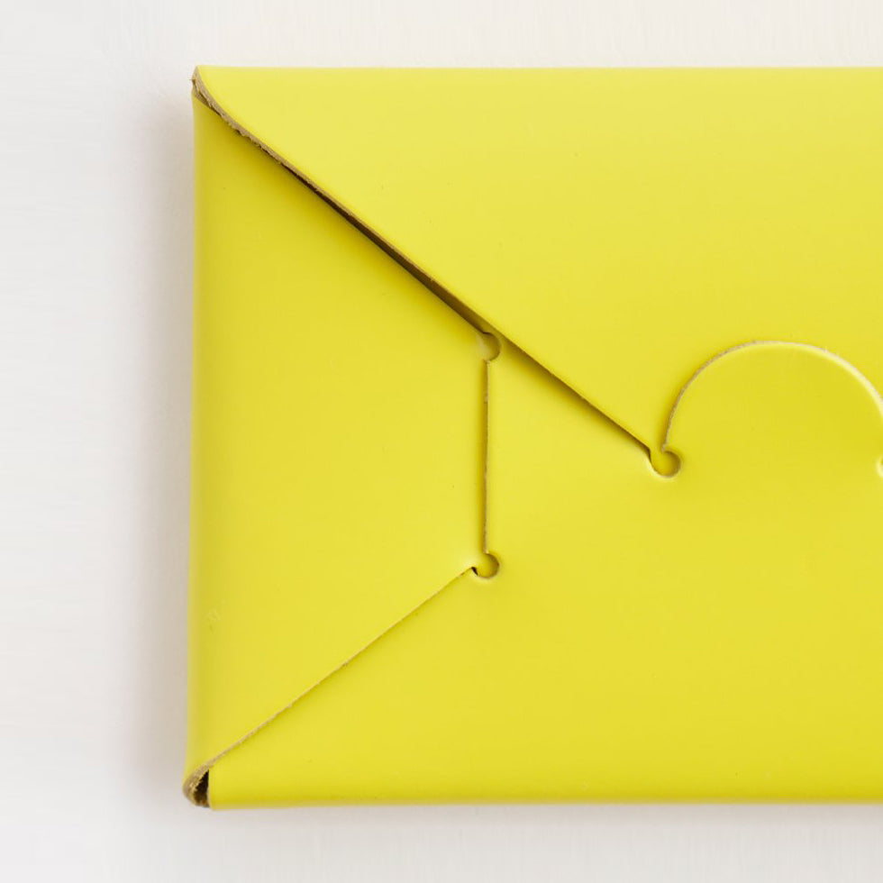 Seamless card case YELLOW