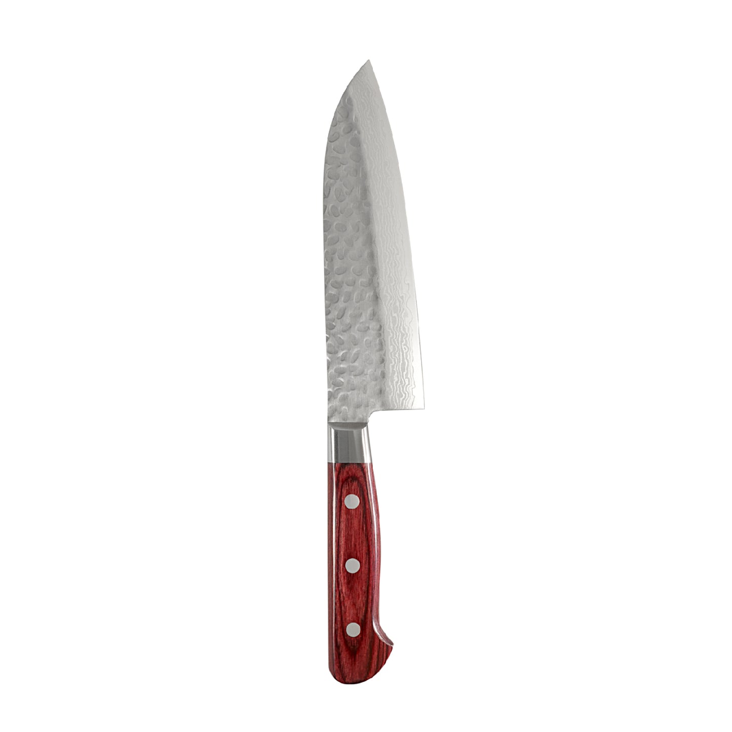 SETO VG10 DM Red Santoku 17cm