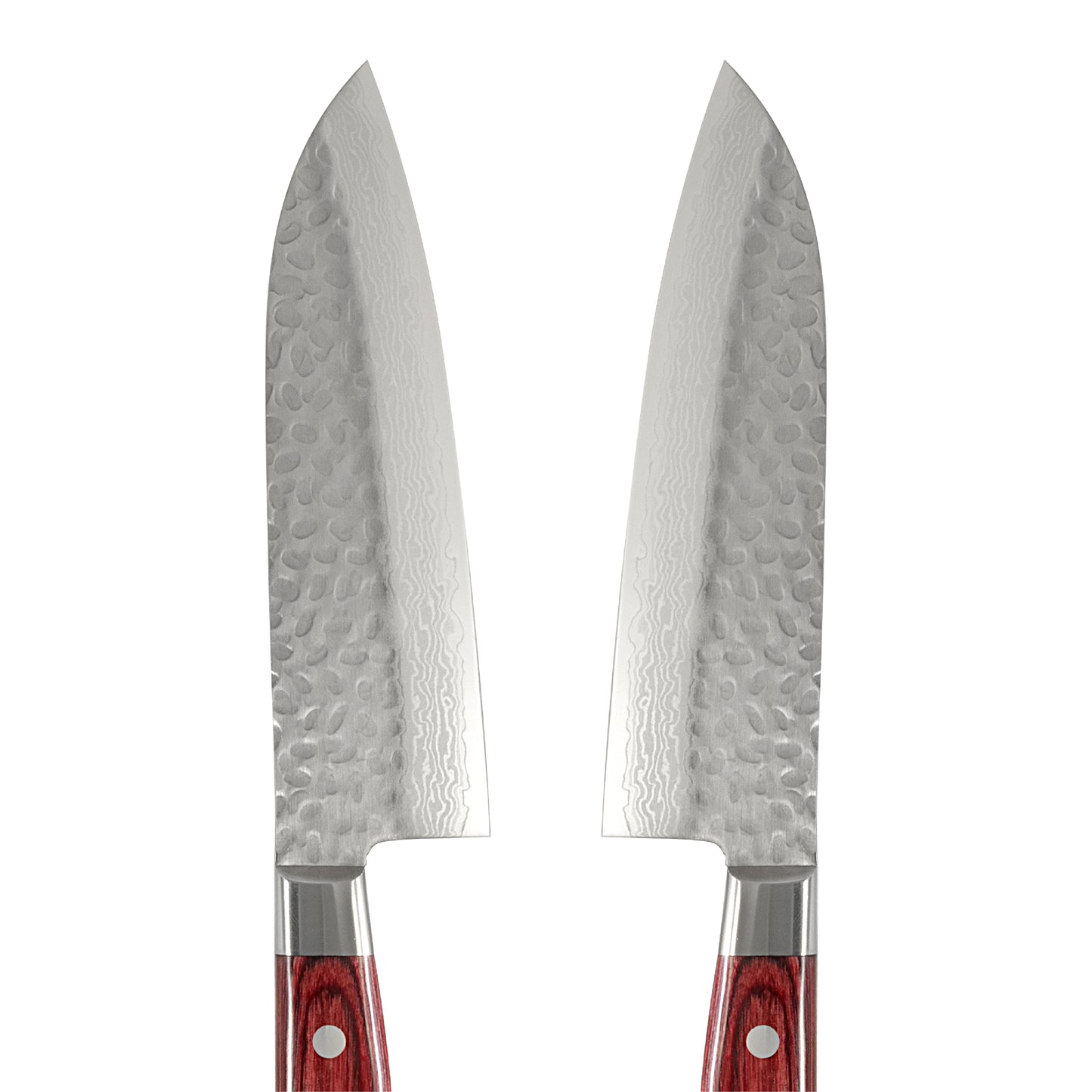 SETO VG10 DM Red Santoku 17cm