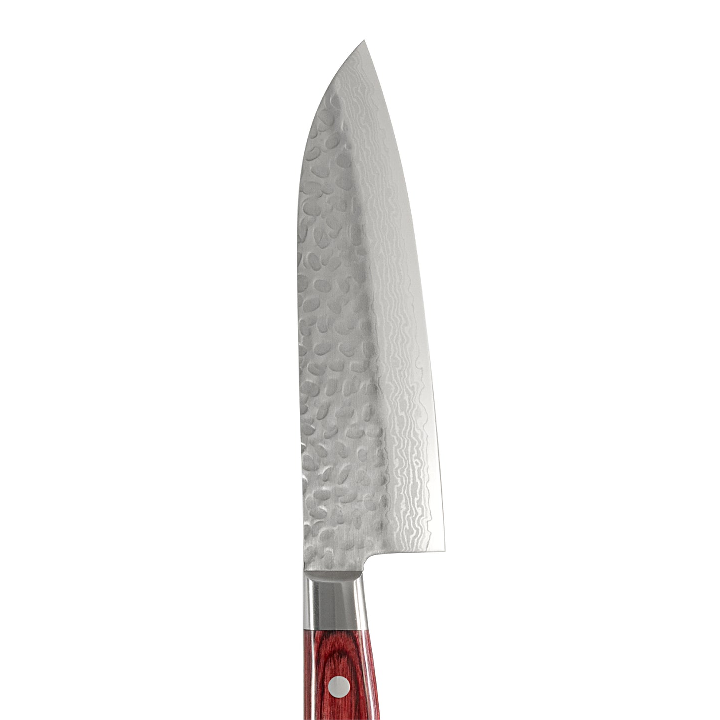 SETO VG10 DM Red Santoku 17cm
