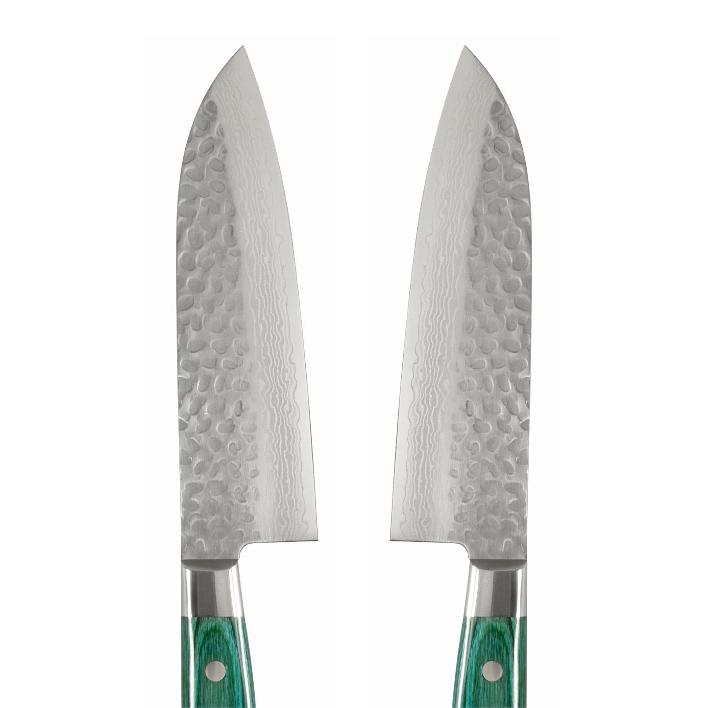 SETO VG10 DM Green Santoku 17cm