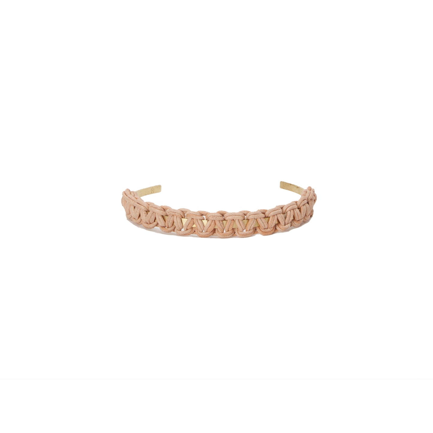 Knitted bangle S_natural_Hender Scheme