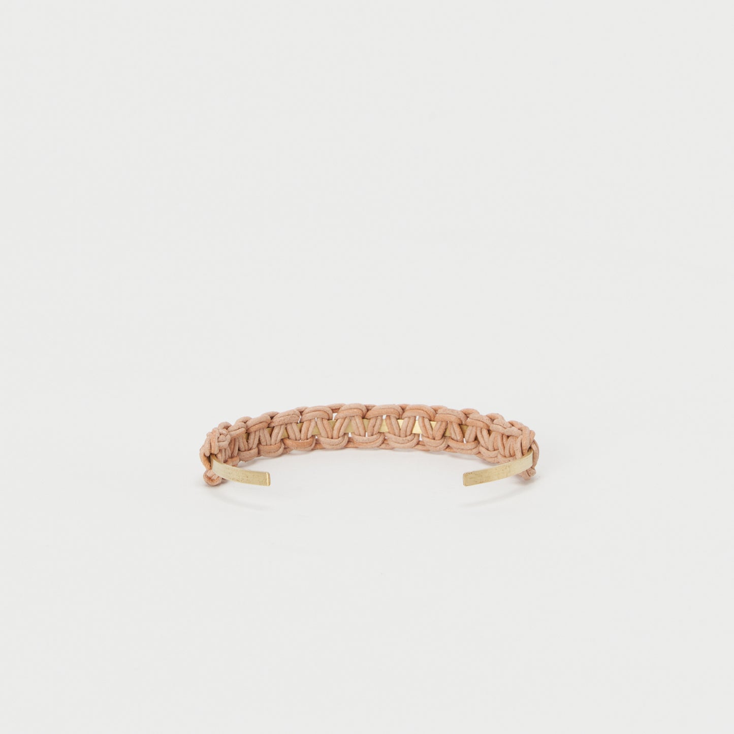 Knitted bangle S_natural_Hender Scheme